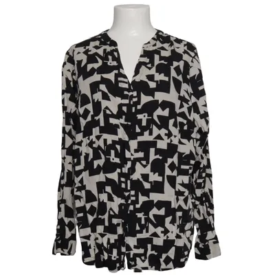 Blouse (Black, White) from ONLY Carmakoma