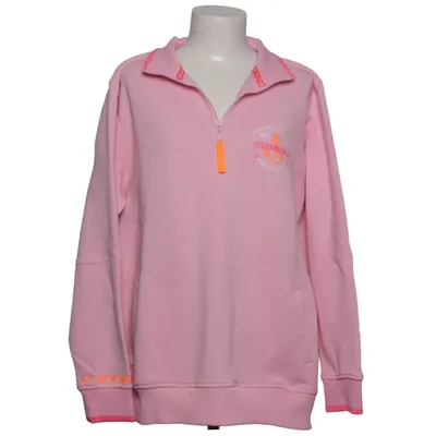 Fleece trui (Roze) van Zwillingsherz Katoen, Polyester