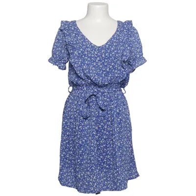 Wrap dress (Blue, White) from In April 1986 Polyester, Viscose