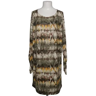 Dress (Green, Brown, Yellow) from Ilse Jacobsen Hornbæk Elastane, Polyester