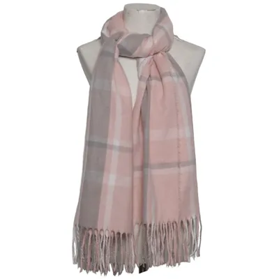 Scarf (Pink, White, Gray)