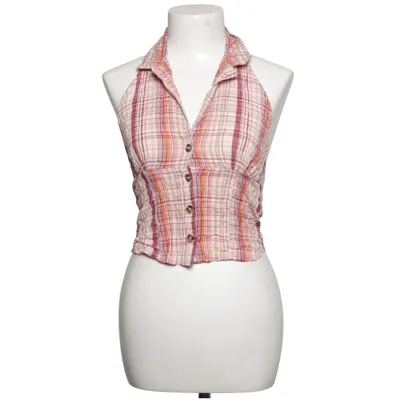 Neckholder Top (Weiß, Rot, Orange) von BDG by Urban Outfitters Baumwolle, Elasthan