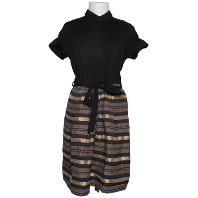 Shirt dress (Black, Gold, Gray) from Heine Cotton, Elastane