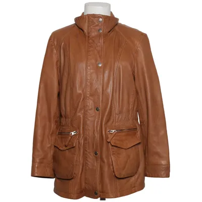 Leren jack (Bruin) van JCC Collection Leer, Polyester