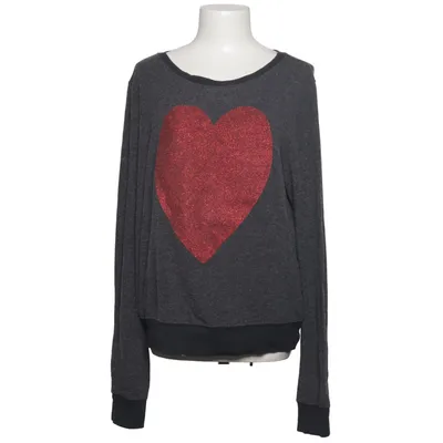 Collegetröja (Grå, Röd) från Wildfox Elastan, Polyester, Viskos