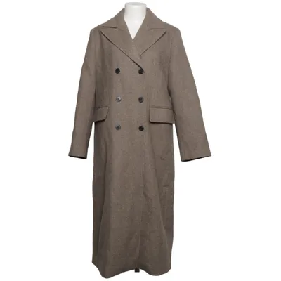 Coat (Beige) from Selected Recycled polyester, Wool
