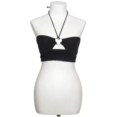 Neckholder Top (Schwarz) von Stradivarius