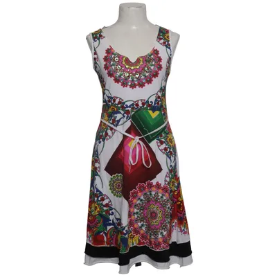 Dress (White, Multicolored) from You Wit Hus Cotton, Elastane