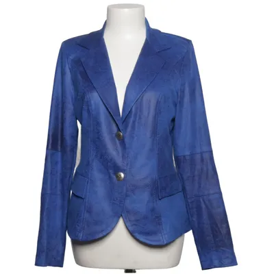 Blazer (Blue) from Helena Hart Elastane, Polyester
