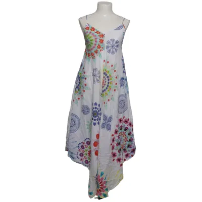 Dress (White, Multicolored) from Desigual Cotton, Modal
