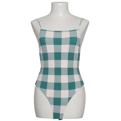 Badedragt (Grøn, Hvid) fra The Tiny Big Sister Elastan, Polyamid, Polyester