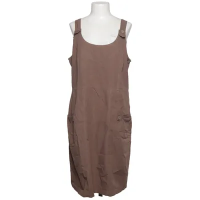 Dungaree dress (Brown) from Corley Cotton