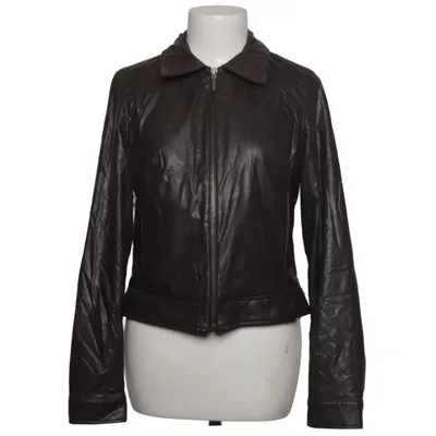 Jacket (Brown) from InScene Polyester, Polyurethane, Viscose