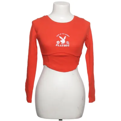 Långärmad t-shirt (Röd) från Playboy Bomull, Elastan