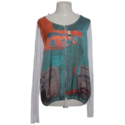 T-shirt à manches longues (Blanc, Bleu, Orange, Multicolore) de Funky Staff Élasthane, Polyester, Viscose