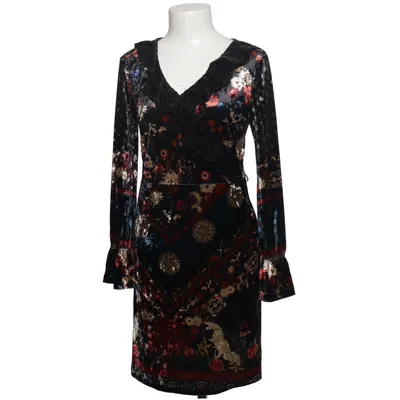 Robe portefeuille (Noir, Multicolore) de 101 Idees Élasthane, Polyester