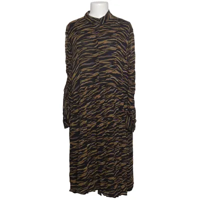 Shirt dress (Black, Brown, Multicolored) from Lala Polyester, Viscose