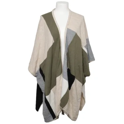 Poncho (Beige, Grön, Flerfärgad) från Laura Kent Akryl, Polyamid