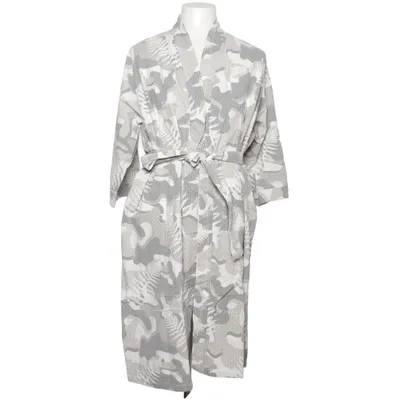 Dressing gown (Gray, White) from Downtown Camper by Scandic Cotton