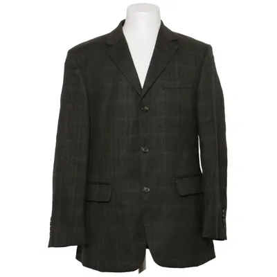 Blazer (Groen) van Peter Fitch Viscose, Wol