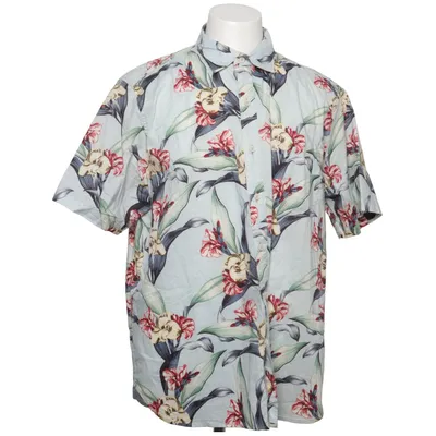 Kortärmad skjorta (Blå, Flerfärgad) från Tommy Bahama Bomull, Elastan