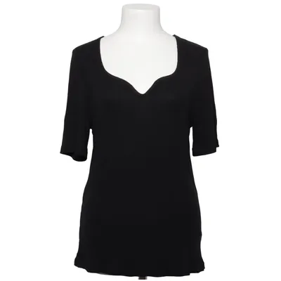 T-shirt (Zwart) van Vivance Elastaan, Viscose