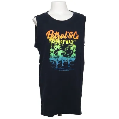 Tanktop (Blauw, Meerkleurig) van Petrol Katoen