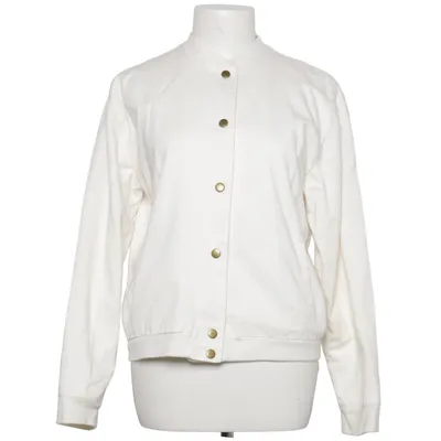 Blouson (Blanc) de Jungle Folk Laine d'alpaga, Lin, Coton biologique, Soie