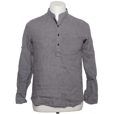 Henley Shirt (Grau) von Yell Leinen