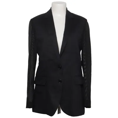 Blazer (Sort) fra Cedric Charlier Bomuld, Linned, Viscose