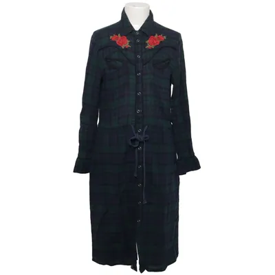 Blusenkleid (Blau, Grün) von Leon & Harper Baumwolle