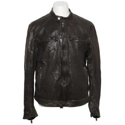 Lederjacke (Grau) von Be Edgy Leder, Polyester