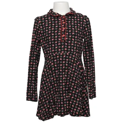 Jurk (Zwart, Rood, Wit) van Petit Louie Elastaan, Viscose