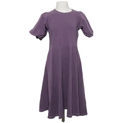 Dress (Purple) from Creamie Elastane, Organic cotton