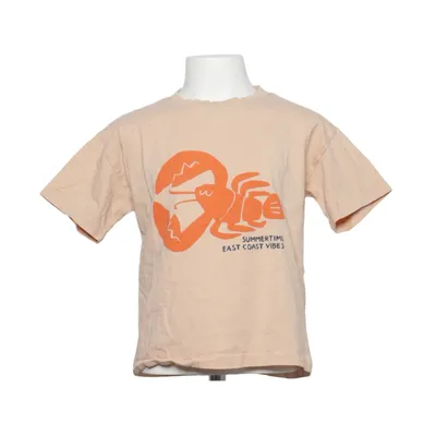 T-shirt (Beige, Oranje) van Zara
