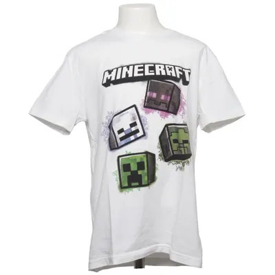T-shirt (Blanc) de Mojang Coton