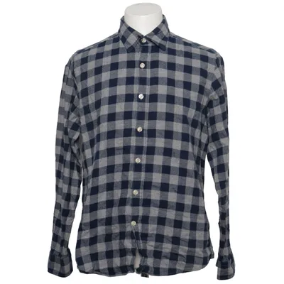 Flannel shirt (Blue, Gray) from Nils Sundström Cotton