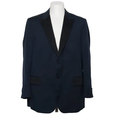 Tuxedo jacket (Blue) from Scabal Wool
