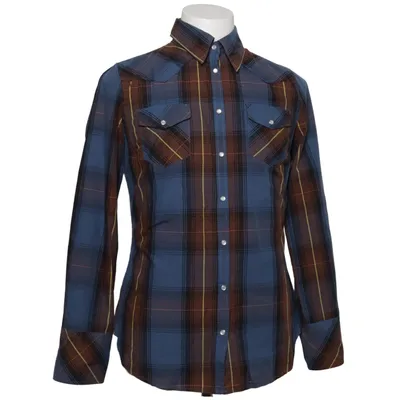 Flanellen overhemd (Blauw, Bruin, Geel) van Stile Benetton Katoen