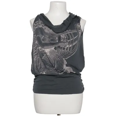 Top (Grijs) van Mango Viscose