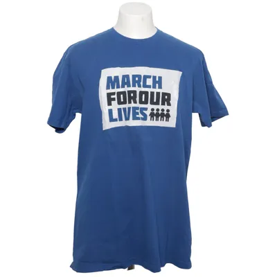 T-shirt (Blauw) van Next Level Apparel Katoen