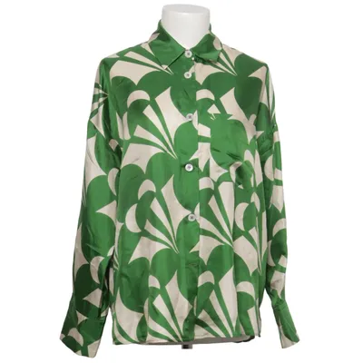 Blouse (Groen, Wit) van Odeeh Zijde