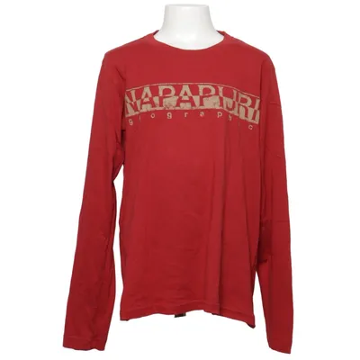 T-shirt à manches longues (Rouge) de Napapijri Coton