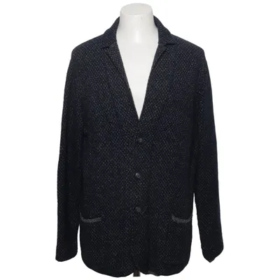 Cardigan (Blue, Gray) from Emilio Adani Cotton, Polyamide, Wool