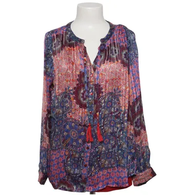 Bluse (Blau, Pink, Mehrfarbig) von Linea Tesini Elasthan, Viskose