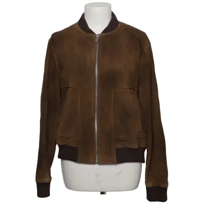 Bomberjacka (Brun) från Zara Leather Collection Bomull