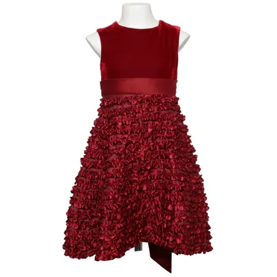 Dress (Red) from Dorissa Elastane, Polyester