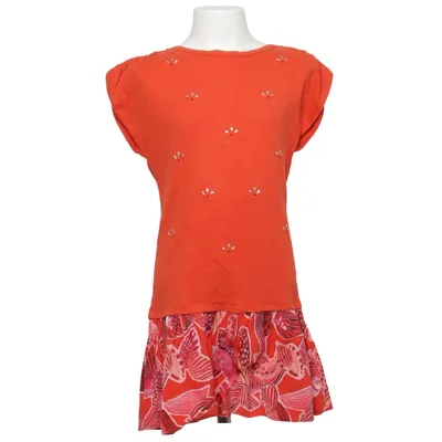 Robe (Rouge, Rose, Multicolore) de Catimini Coton