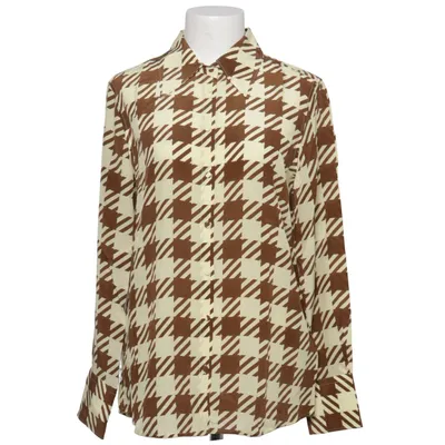 Shirt (Brown, Beige) from SuiStudio Silk
