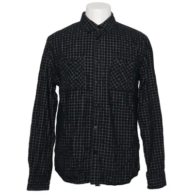 Flannel shirt (Black, Beige) from Roots Canada Cotton